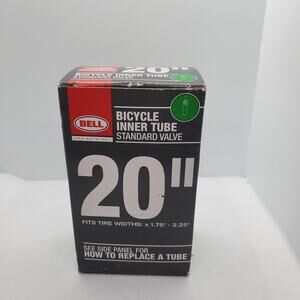 Bell Bicycle Inner Tube 20" Standard Valve Fits 1.75"-2.25" Schrader Bike Tube